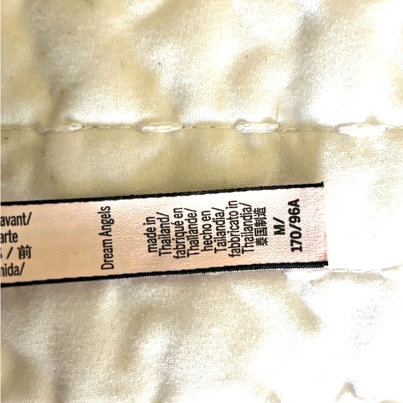 Victoria's Secret Bustier Bra Black Zip up Black Lace Medium Sexy Dream Angels - Picture 4 of 11